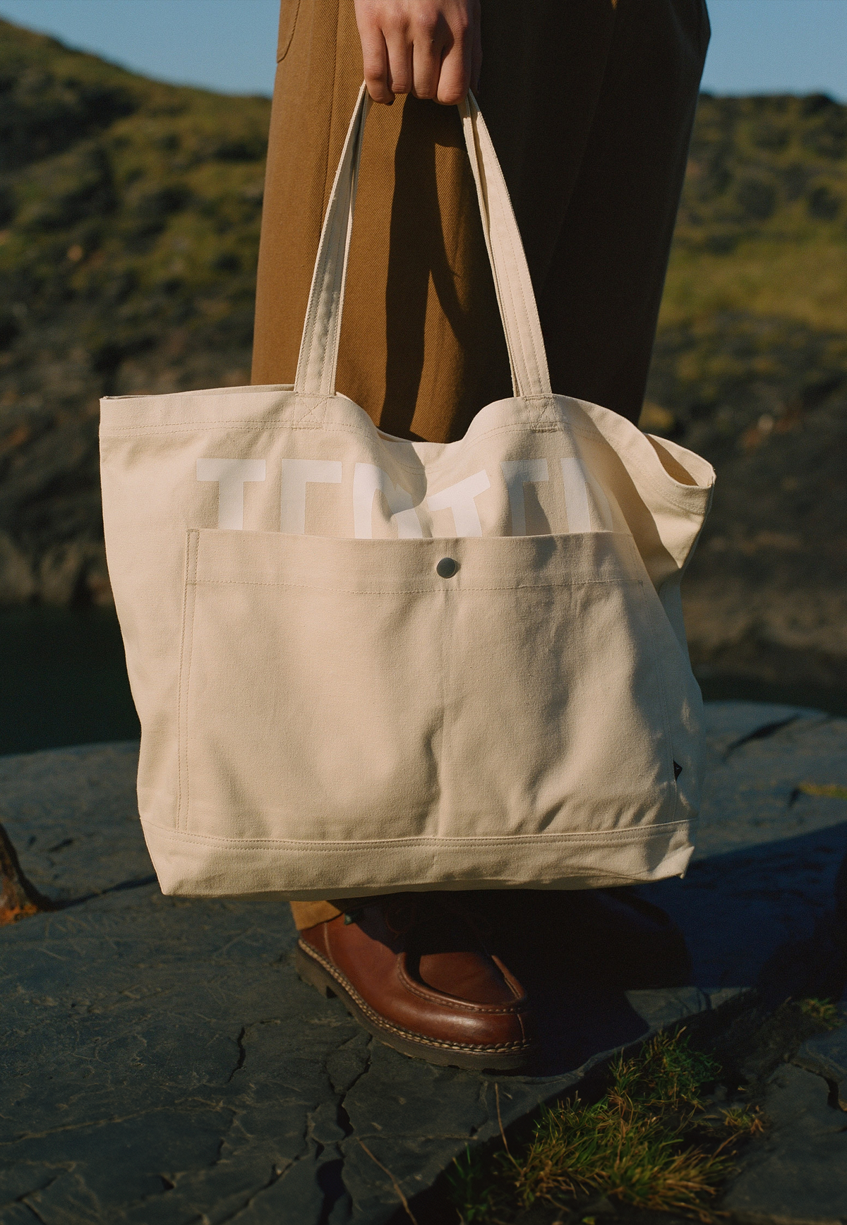 Market tote, Heavyweight Canvas, Natural