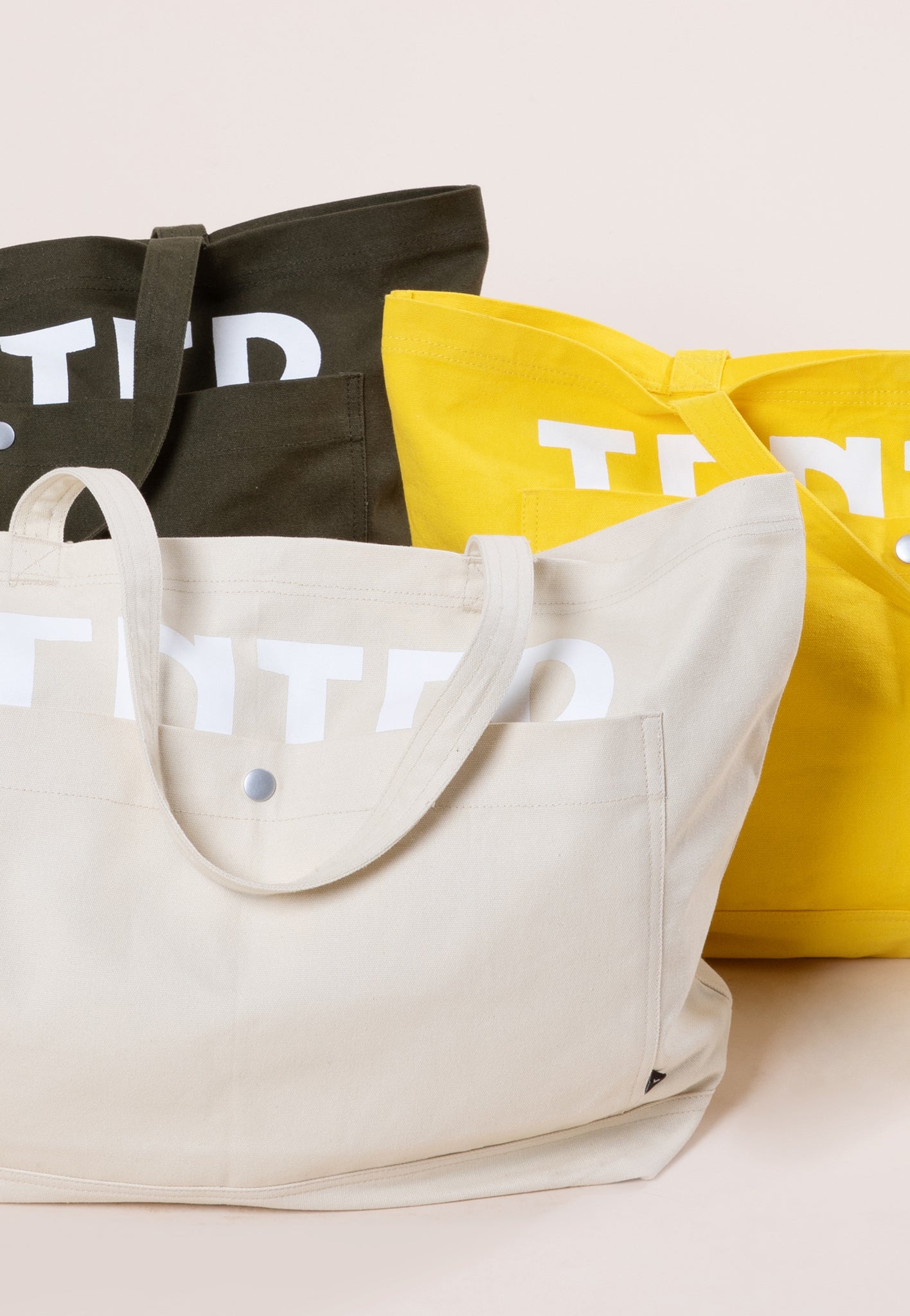 Market tote, Heavyweight Canvas, Yellow