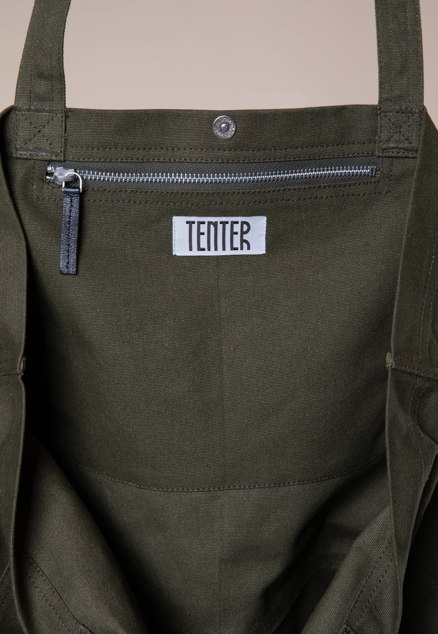 Market tote, Heavyweight Canvas, Olive